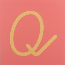 Sandpaper letters SIMPLIFIED initial font UPPERCASE