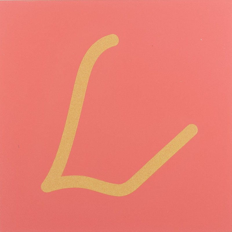 Sandpaper letters SIMPLIFIED initial font UPPERCASE