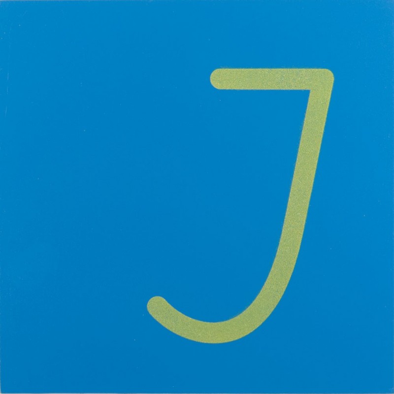 Sandpaper letters SIMPLIFIED initial font UPPERCASE