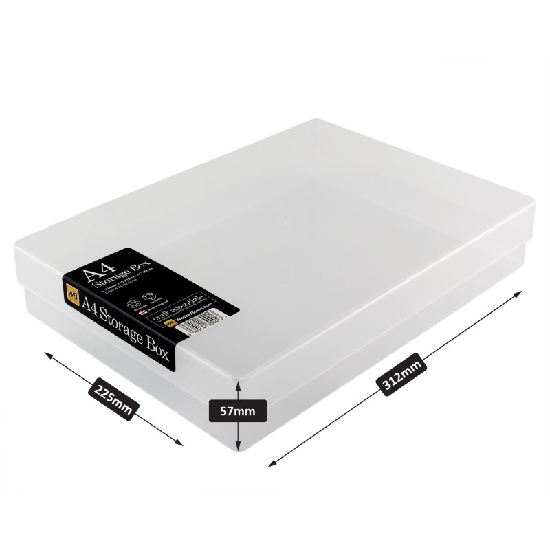 Transparent plastic box A4 Transparent plastic box A4