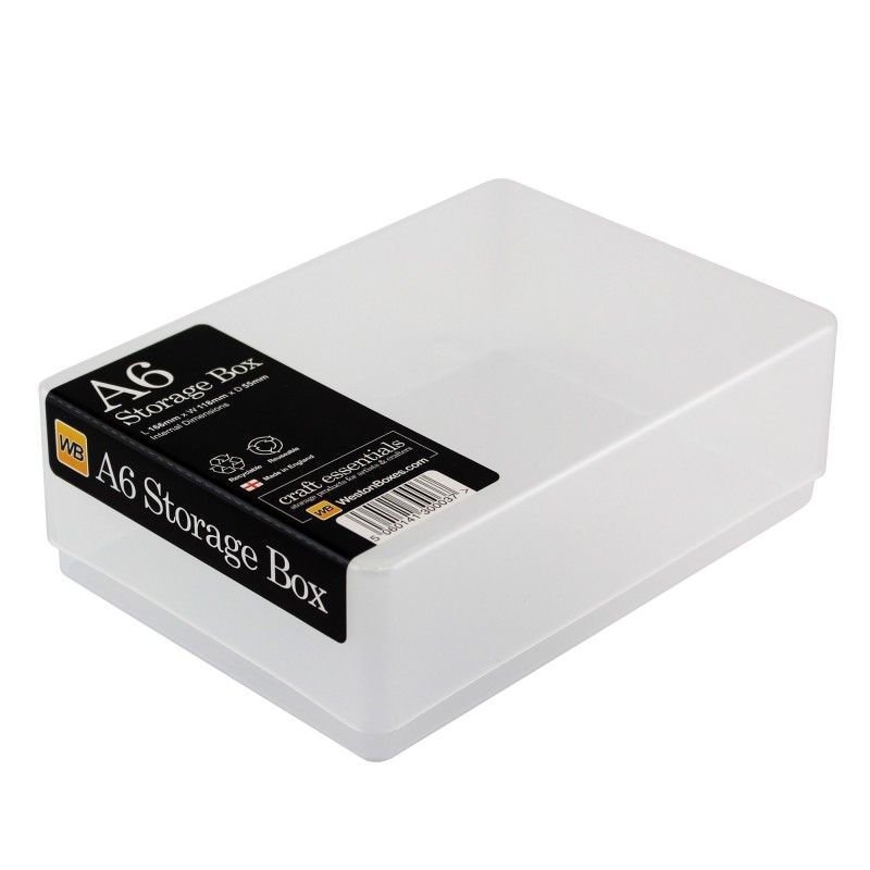 Transparent plastic box A6