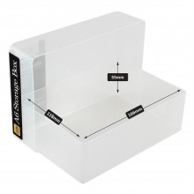 Transparent plastic box A6