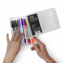 Transparent plastic box A6