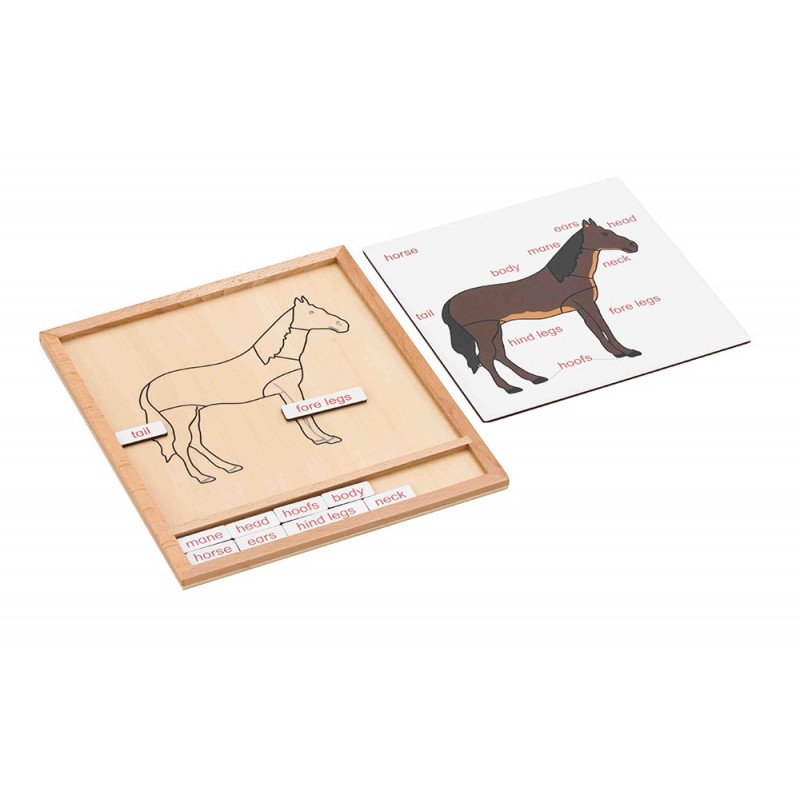 Farebné zvieratko puzzle aktivita sada - kôň Farebné zvieratko puzzle aktivita sada - kôň