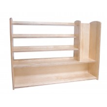 Shelf for sensory material