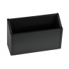 File box made of wood C6 narrow, black File box made of wood C6 narrow, black