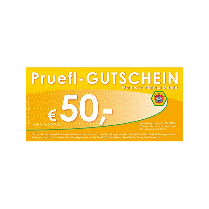 Gutschein 50 Gutschein 50