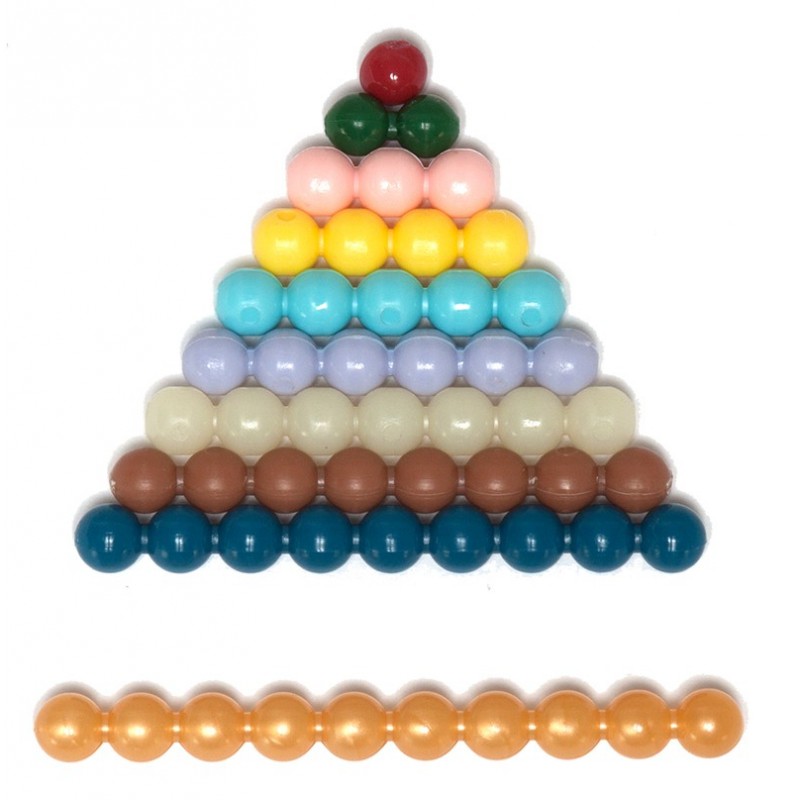 Perlenstäbchen zur Multiplikation FESTE PERLEN  Perlenstäbchen zur Multiplikation FESTE PERLEN