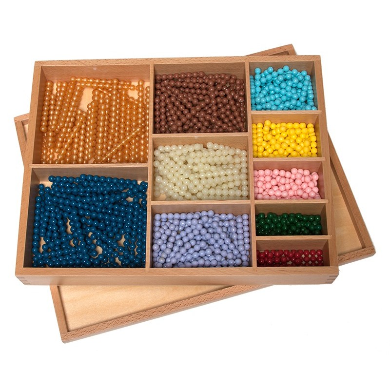 Decanomial Bead Bar Box, connected  Beads Decanomial Bead Bar Box, connected  Beads