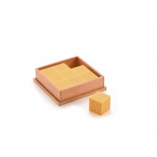 9 Wooden Cubes with box