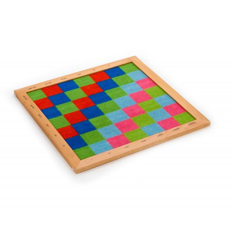 Decimal Check Board---flocking surface