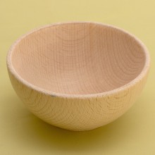 Large wooden bowl