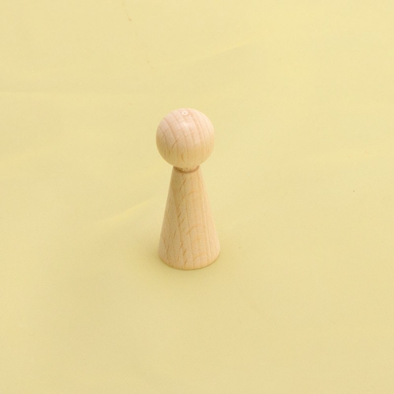 WOODEN CONE NECK 6 NATURE WOODEN CONE NECK 6 NATURE