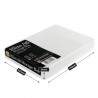 Transparent plastic box A6 flat