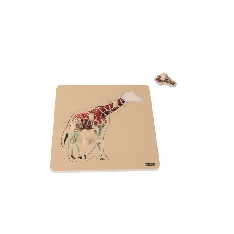 Puzzle pre batoľatá: žirafa