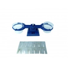 Liquid scale with weights