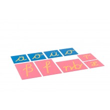 Brúsny papier malé písmená - doplnková veta pre latinské výstupné písmo (nemecký jazyk)