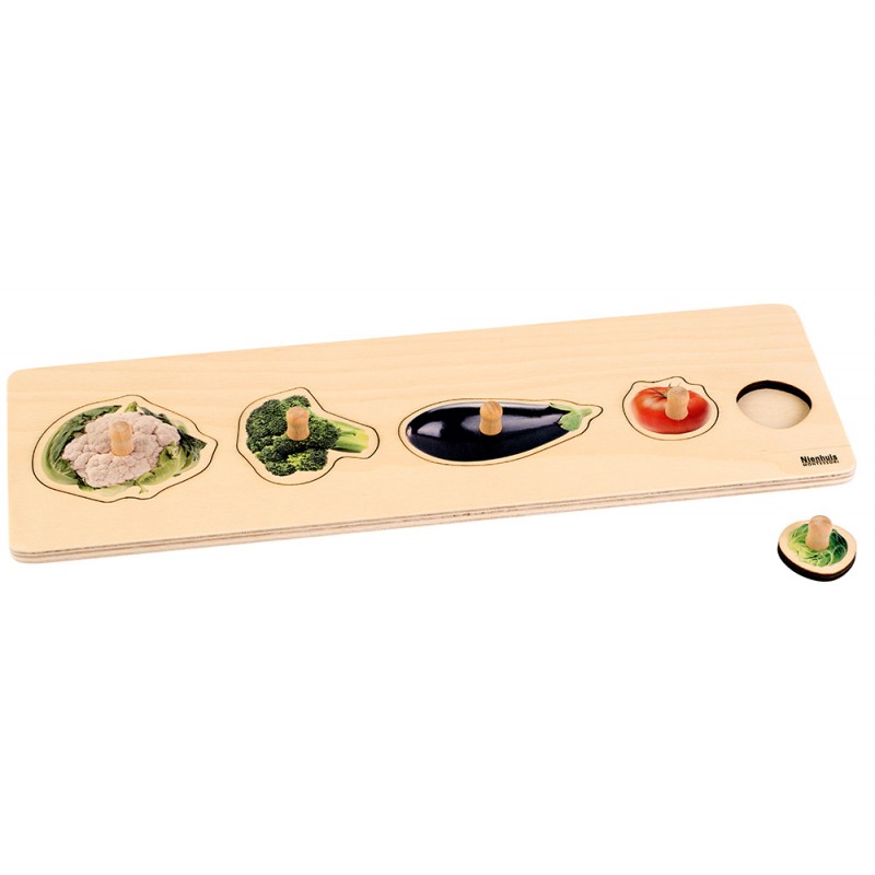 Toddler Puzzle: 5 Vegetables Toddler Puzzle: 5 Vegetables