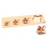 Toddler Puzzle: 4 Rabbits