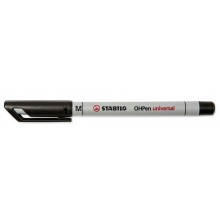 Stabilo OHP pens non-permanent, Black 1 mm (M)
