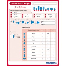 copy of Geometrische Körper - Grundwissen - wiederbeschreibbare Tafel mit Stift