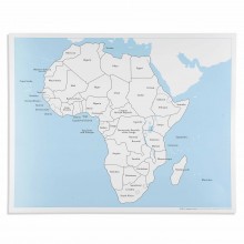 Africa Control Map: Labeled