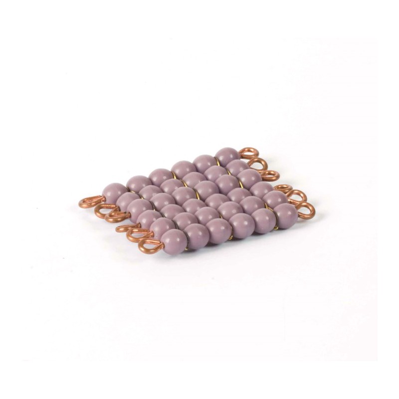 Individual Glass Square Of 6: Purple