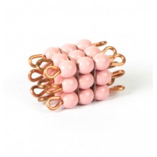 Individual Glass Cube Of 3: Pink