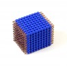 Individual Glass Cube Of 9: Dark Blue