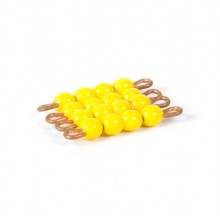 Individual Nylon Square Of 4: Yellow