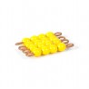 Individual Nylon Square Of 4: Yellow