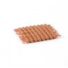 Individual Nylon Square Of 8: Brown