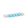 Individual Glass Bar Of 5: Light Blue