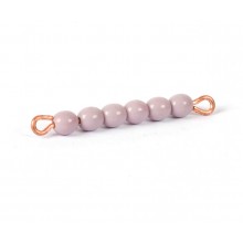 Perlenstäbchen von 6, violett: Lose Perlen (Glas)