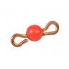 Perlenstäbchen von 1, rot: Lose Perlen (Kunststoff)