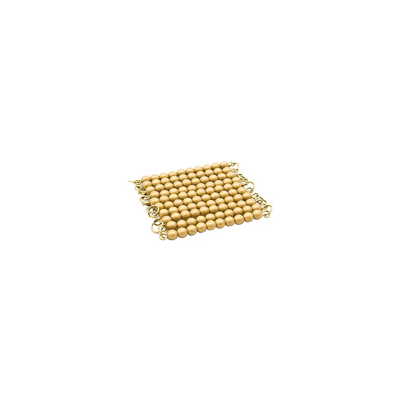 Golden Bead Chain Of 100: Individual Beads Nylon
