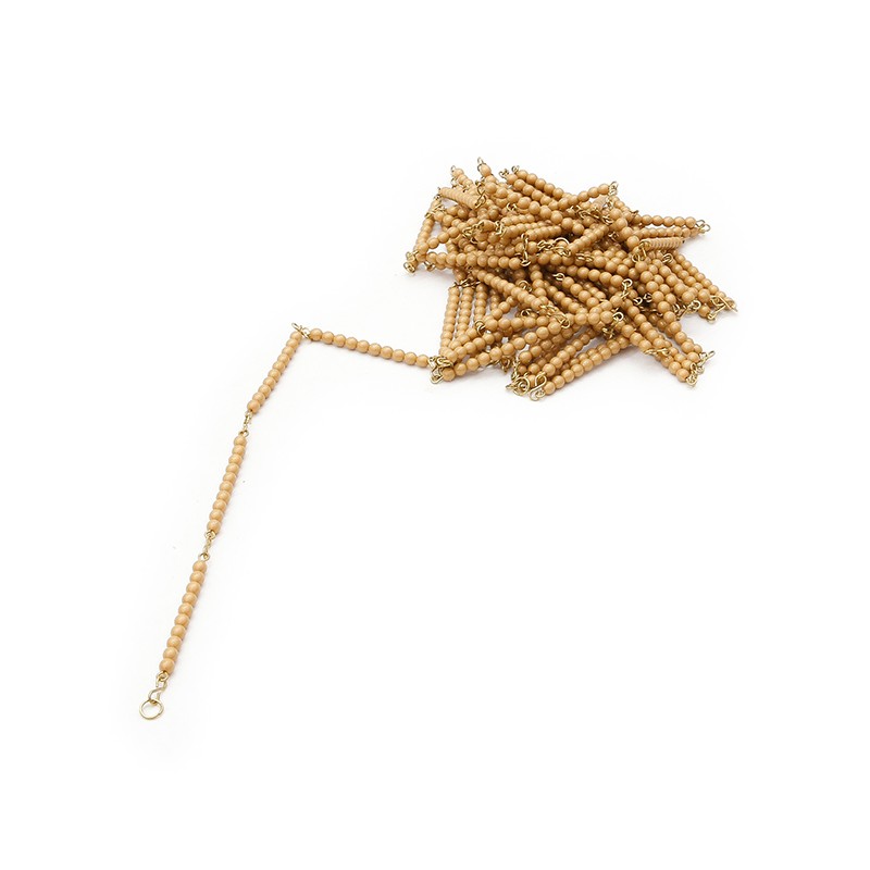 Golden Bead Chain Of 1000: Individual Beads Nylon
