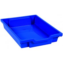 Tray including gliders: blue (7 cm)