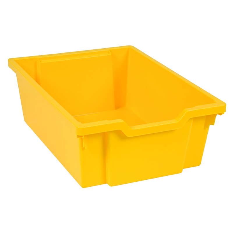 Tray including gliders: yellow (15 cm)