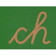 Sandpapierbuchstaben Buchstabenverbindungen, vereinfachte Ausgangsschrift