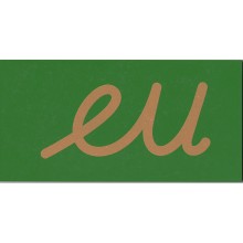 Sandpapierbuchstaben Buchstabenverbindungen, vereinfachte Ausgangsschrift