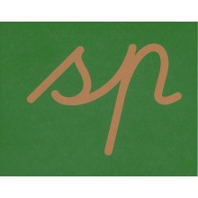 Sandpapierbuchstaben Buchstabenverbindungen, vereinfachte Ausgangsschrift