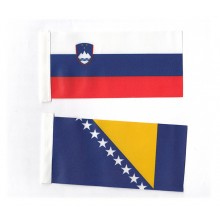 Podstavec s vlajkami Európy