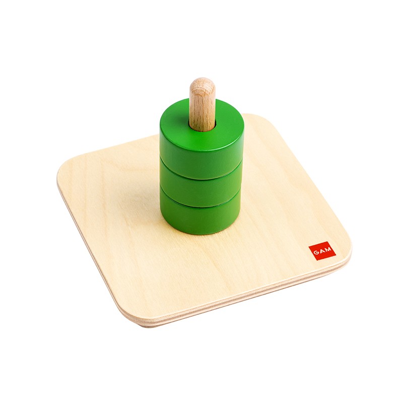 Discs On Vertical Dowel