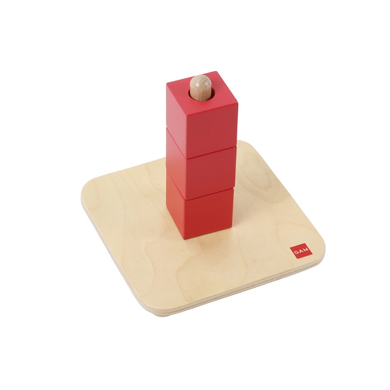 Cubes On A Vertical Dowel