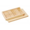Box so symbolmi gramatiky 10 priehradkami