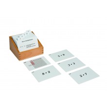 copy of Box with task cards for the small multiplication board