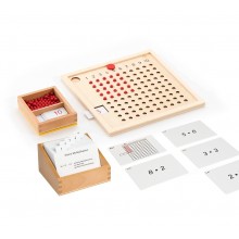 copy of Box with task cards for the small multiplication board
