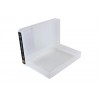 Transparente Kunststoff Box A6 flach