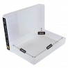 Transparent plastic box A6 flat